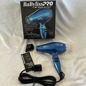 BabylissPro Nano Titanium Portofino 6600 Hair Dryer, 2 Concentrator Nozzles